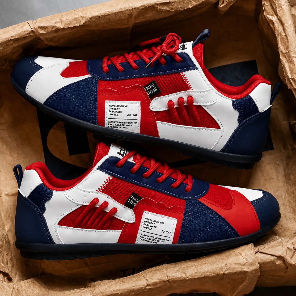 Poul | Retro farverige sneakers