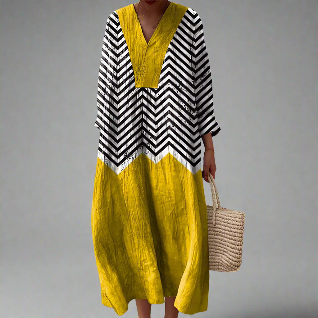 Bettina™ | Elegant geometrisk kjole