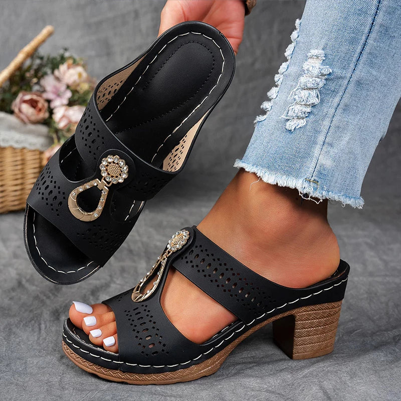 Runa™ | Chic og komfortable ortopædiske sandaler