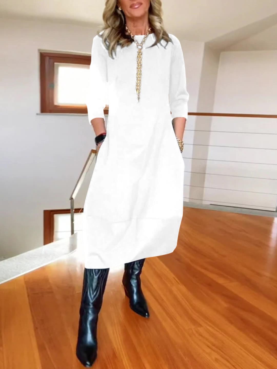 Vibeke™ - Elegant og komfortabel kjole