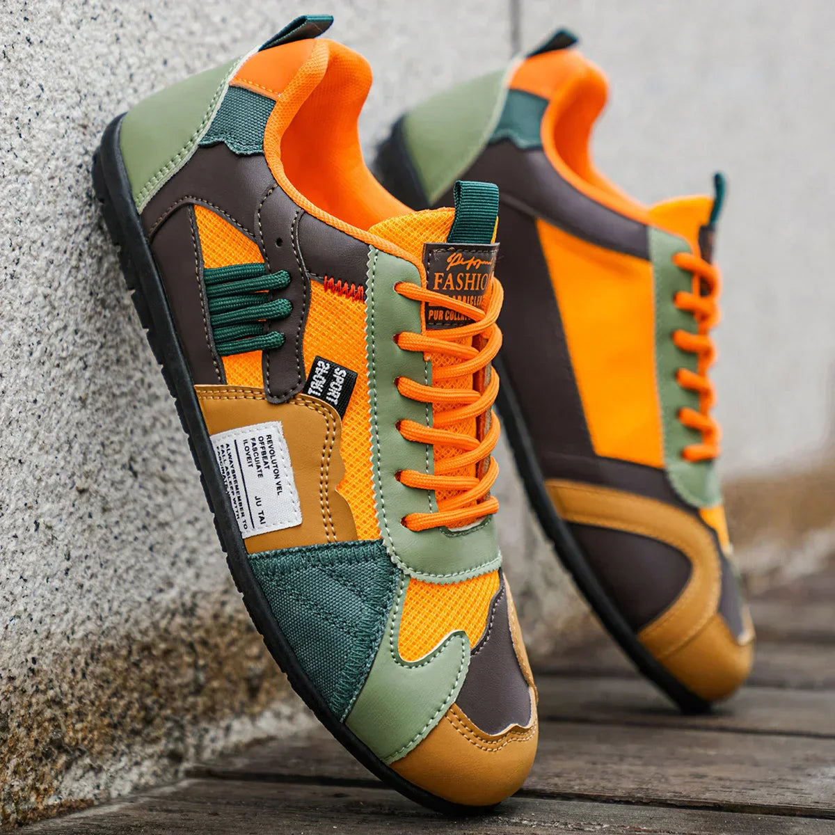 Poul | Retro farverige sneakers