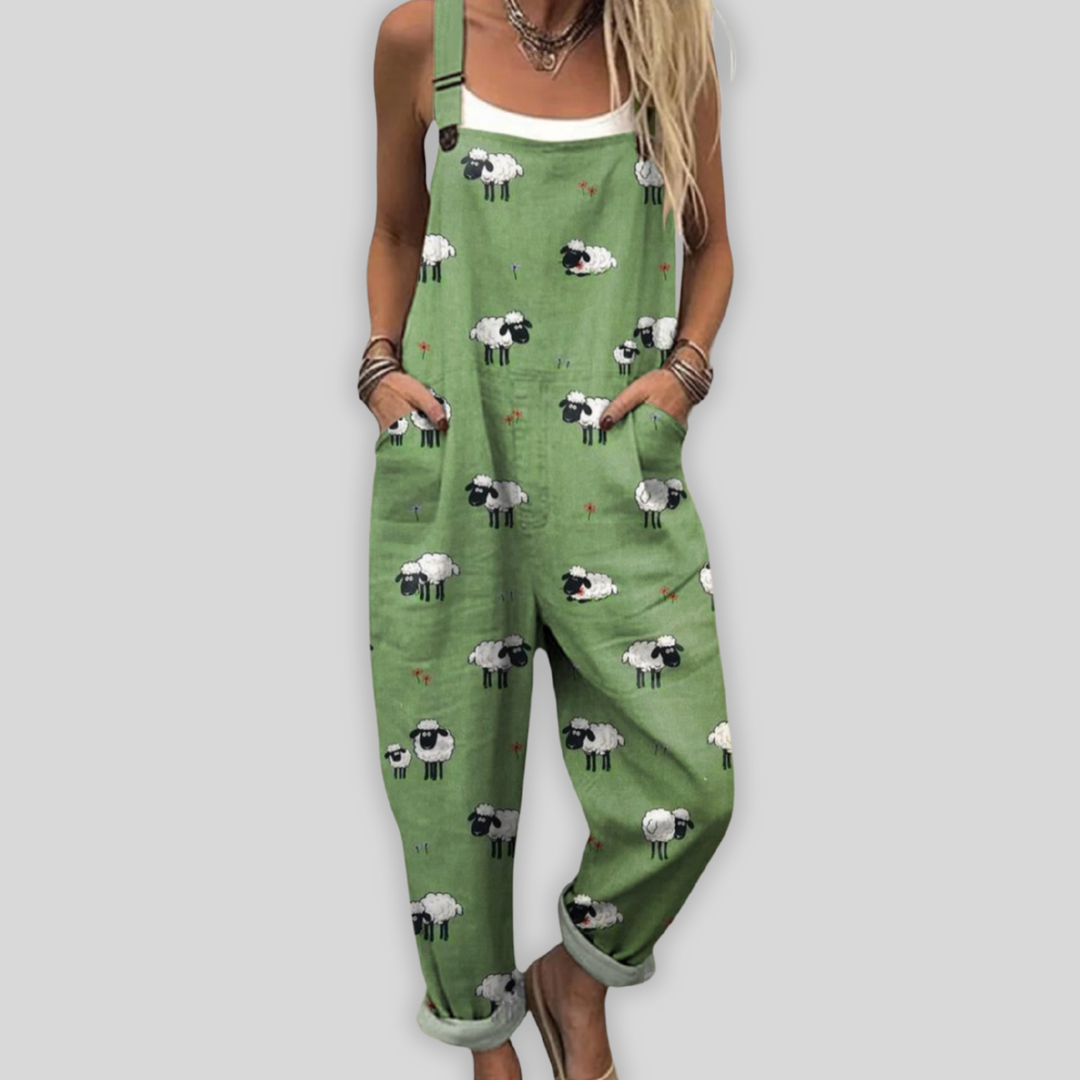 Sidsel™ | Elegant Jumpsuit med Løs Pasform til Afslappet Stil