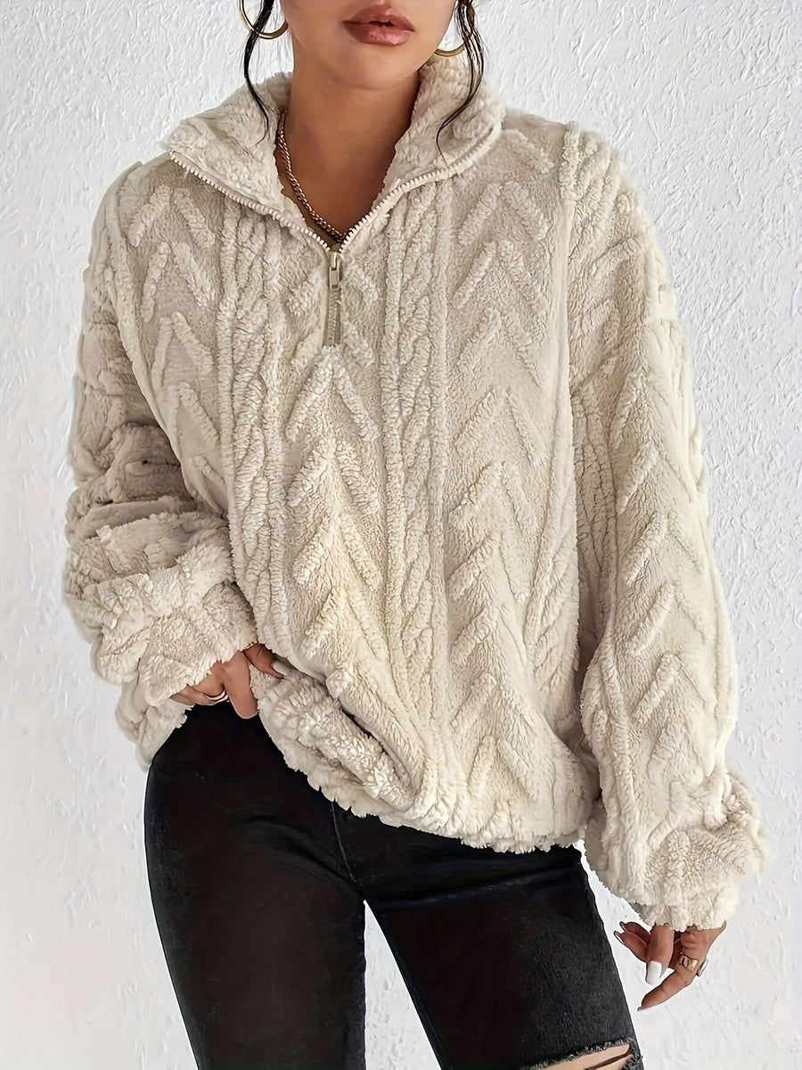 Pauline | Elegant fleece-trøje