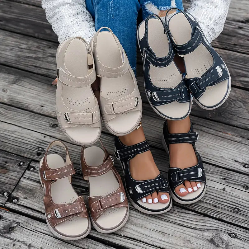 Layla™ - Komfortable Kilklap Sandaler med Ankelrem