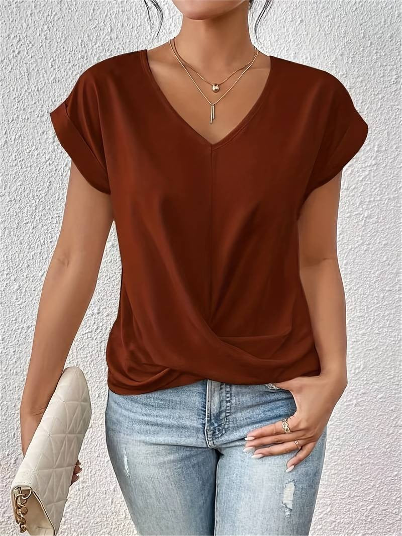 Jannica™ - Casual Kortærmet-T-shirt til Kvinder