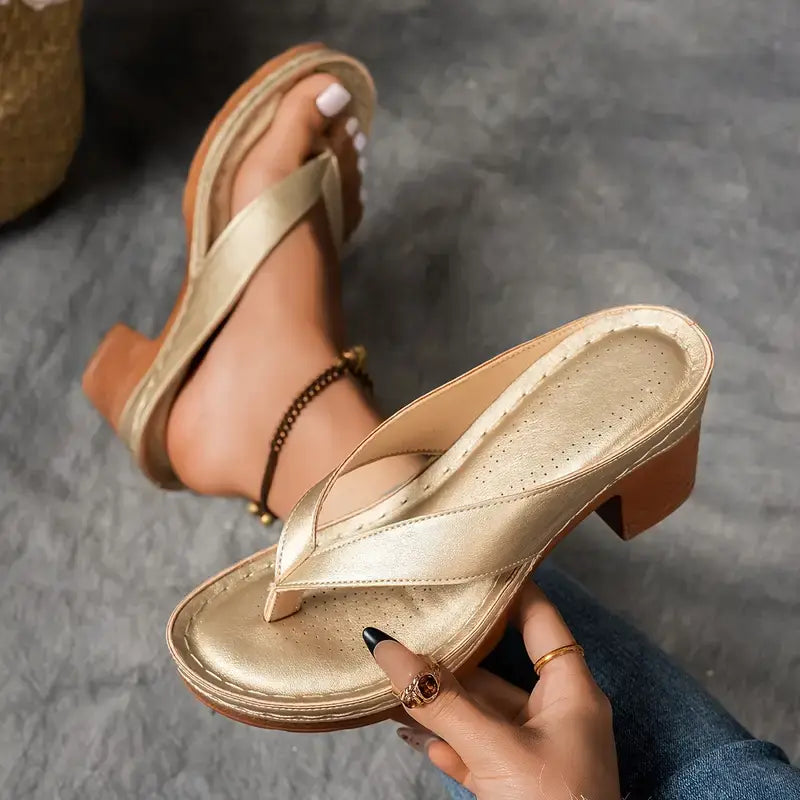 Inge™ Orthopædisk Slipper med Hæl