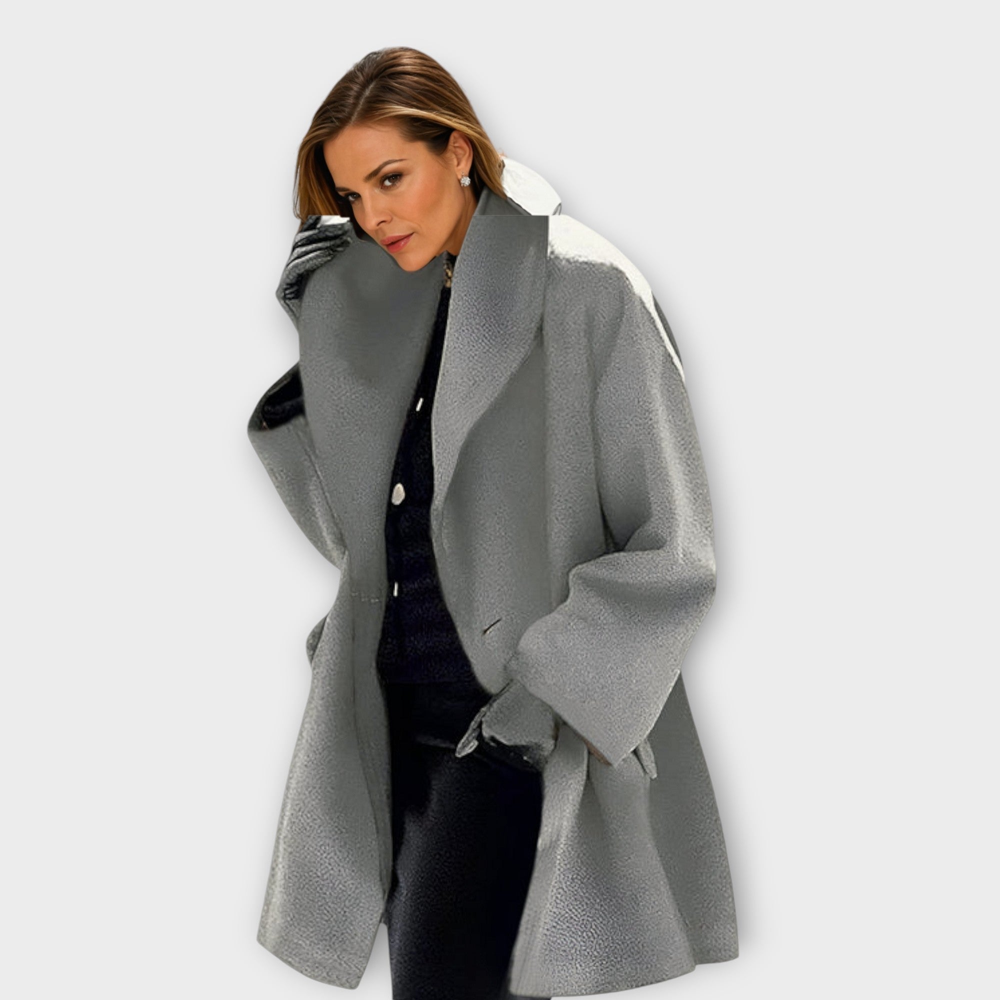 Anneli™ | Elegant Vindafvisende Mellemlang Jakke