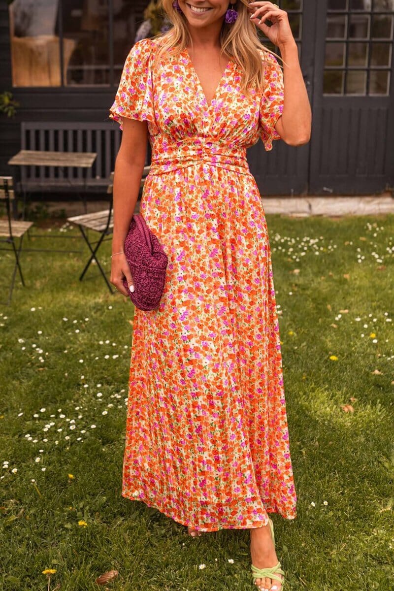 Lorena™ | Elegant Maxi-kjole med V-hals