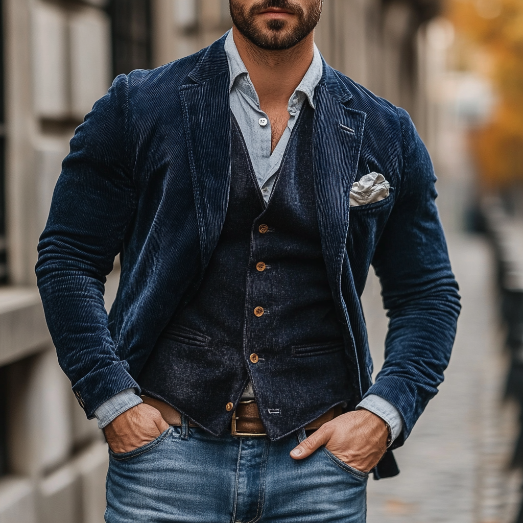 Hugo - Klassisk Blazer og Gilet